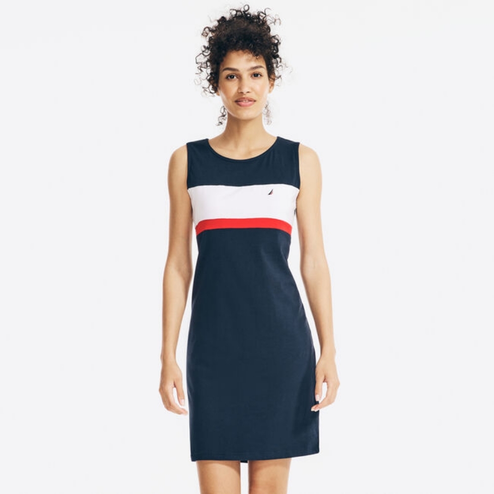 NAUTICA Colorblock Sleeveless Dress